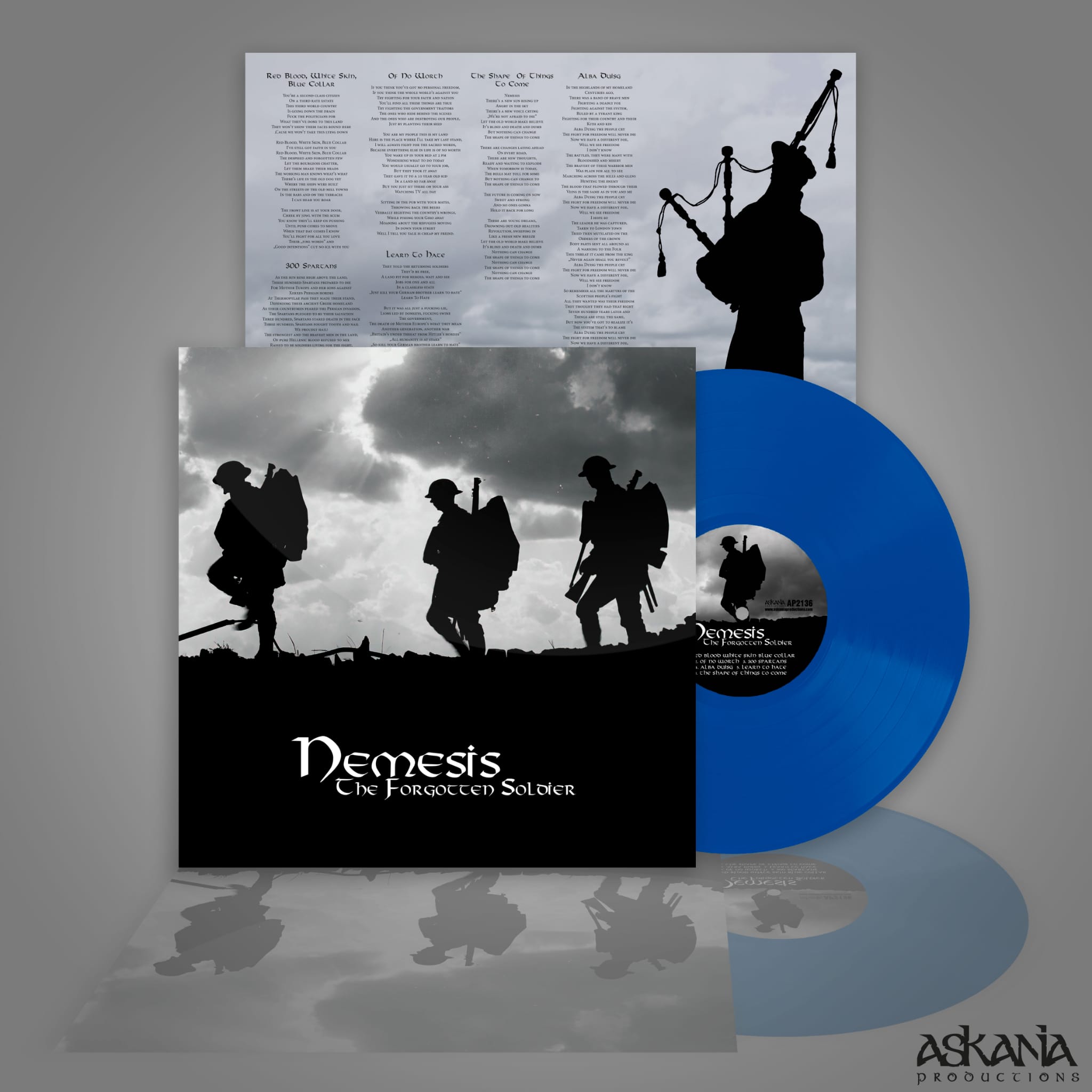 Nemesis "The Forgotten Soldier" Blue LP